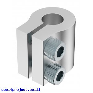 מצמד קשיח מתהדק 1/4" (6.35 מ"מ) - 3 מ"מ - ברגים 6-32