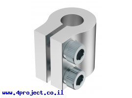 תמונה של מוצר מצמד קשיח מתהדק 1/4" (6.35 מ"מ) - 6 מ"מ - ברגים 6-32