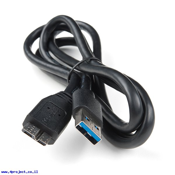 "כבל USB-MicroB 3.0 ל-USB-A"