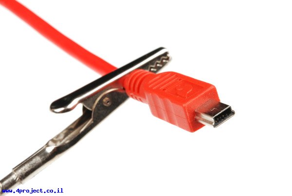 "מחבר USB-Mini זכר"