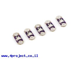 תמונה של מוצר לד ל-LilyPad - ירוק - ערכה של 5 יחידות - גרסה קודמת