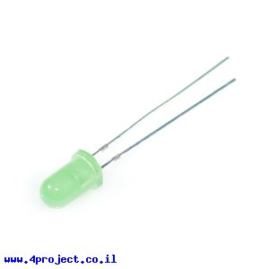 לד 5 מ"מ בסיסי - ירוק