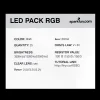 לד 5 מ"מ RGB שקוף - קתודה משותפת - כמות 25