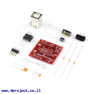 ספק כח למטריצה 3.3V ו-5V מחבר USB - ערכה