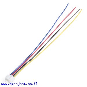 מחבר JST-PH 4-pin עם חוטים