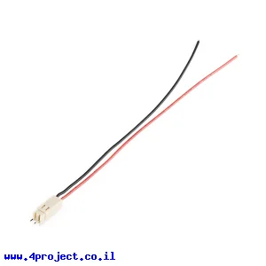 מחבר Molex 2-pin עם חוטים
