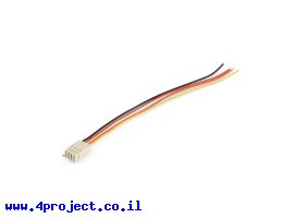 תמונה של מוצר מחבר Molex 4-pin עם חוטים