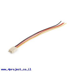 מחבר Molex 4-pin עם חוטים