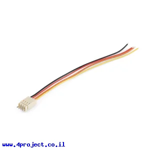 מחבר Molex 4-pin עם חוטים