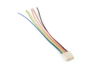 תמונה של מוצר מחבר Molex 6-pin עם חוטים