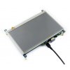 מסך מגע LCD 7" 1024x600, ממשק HDMI, ממשק מגע SPI