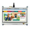 מסך מגע LCD 7" 1024x600, ממשק HDMI, ממשק מגע SPI
