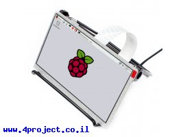 תמונה של מוצר מסך LCD 7" IPS 1024x600, ממשק RPi, ללא מנגנון מגע