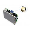 מסך מגע LCD IPS 3.5" 480x320, ממשק HDMI, ממשק מגע RPi