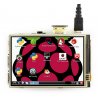מסך מגע LCD IPS 3.5" 480x320, ממשק HDMI, ממשק מגע RPi