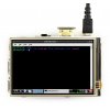מסך מגע LCD IPS 3.5" 480x320, ממשק HDMI, ממשק מגע RPi