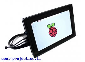 תמונה של מוצר מסך קיבולי LCD 10.1" IPS 1280x800, מסגרת, ממשק HDMI, מגע USB