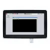 מסך קיבולי LCD 10.1" 1024x600, מסגרת, ממשק HDMI, VGA, AV