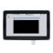 מסך קיבולי LCD 10.1" 1024x600, מסגרת, ממשק HDMI, VGA, AV