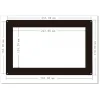 מסך קיבולי LCD 10.1" 1024x600, מסגרת, ממשק HDMI, VGA, AV