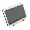 מסך קיבולי LCD 7" IPS 1024x600, מסגרת, ממשק HDMI, מגע USB