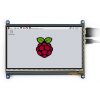 מסך קיבולי LCD 7" IPS 1024x600, מסגרת, ממשק HDMI, מגע USB