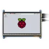 מסך קיבולי LCD 7" IPS 1024x600, מסגרת, ממשק HDMI, מגע USB