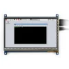 מסך קיבולי LCD 7" IPS 1024x600, מסגרת, ממשק HDMI, מגע USB