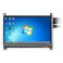 מסך קיבולי LCD 7" IPS 1024x600, מסגרת, ממשק HDMI, מגע USB