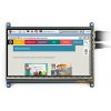מסך קיבולי LCD 7" 800x480, מסגרת, ממשק HDMI, מגע USB