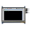 מסך קיבולי LCD 7" 800x480, מסגרת, ממשק HDMI, מגע USB