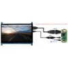 מסך קיבולי LCD 7" IPS 1024x600, ממשק HDMI, מגע USB