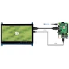 מסך קיבולי LCD 7" IPS 1024x600, ממשק HDMI, מגע USB