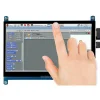 מסך קיבולי LCD 7" IPS 1024x600, ממשק HDMI, מגע USB