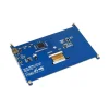 מסך קיבולי LCD 7" IPS 1024x600, ממשק HDMI, מגע USB