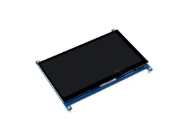תמונה של מוצר מסך קיבולי LCD 7" IPS 1024x600, ממשק HDMI, מגע USB