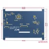 מסך קיבולי LCD 7" 800x480, ממשק HDMI, מגע USB