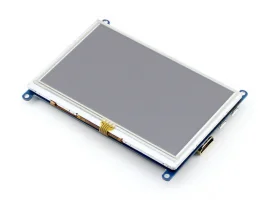 תמונה של מוצר מסך מגע LCD 5" 800x480, ממשק HDMI, מגע USB
