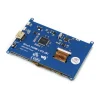 מסך מגע LCD 5" 800x480, ממשק HDMI, מגע USB