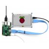 מסך מגע LCD 5" 800x480, ממשק HDMI, מגע USB