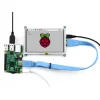 מסך מגע LCD 5" 800x480, ממשק HDMI, מגע USB