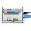 מסך מגע LCD 5" 800x480, ממשק HDMI, מגע USB