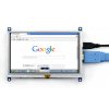 מסך מגע LCD 5" 800x480, ממשק HDMI, מגע USB