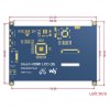 מסך מגע LCD 5" 800x480, ממשק HDMI, מגע USB