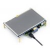 מסך מגע LCD 5" 800x480, ממשק HDMI, ממשק מגע RPi