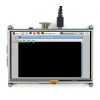 מסך מגע LCD 5" 800x480, ממשק HDMI, ממשק מגע RPi