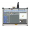 מסך מגע LCD 5" 800x480, ממשק HDMI, ממשק מגע RPi