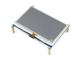 תמונה של מוצר מסך מגע LCD 4.3" 480x272, ממשק HDMI, ממשק מגע RPi