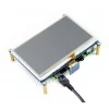 מסך מגע LCD 4.3" 480x272, ממשק HDMI, ממשק מגע RPi