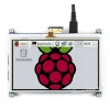 מסך מגע LCD 4.3" 480x272, ממשק HDMI, ממשק מגע RPi